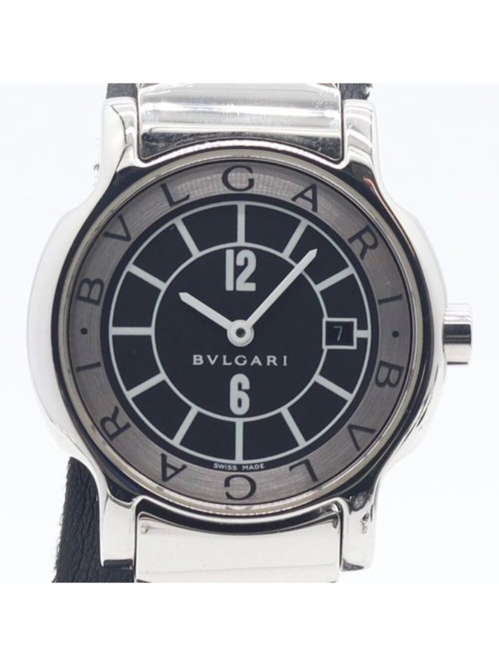 Bvlgari Solotempo Date Black Dial Watch